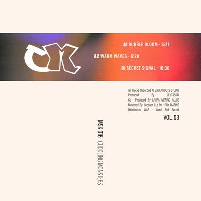 Cuddling Monsters — Cuddling Monsters Vol. 3 vinyl cover