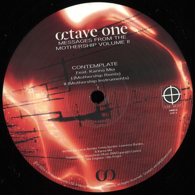 Octave One — Messages From The Mothership Volume II vinyl cover
