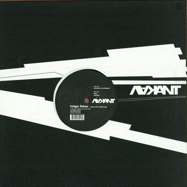 Tolga Fidan — Now I'm Weak Ep vinyl cover