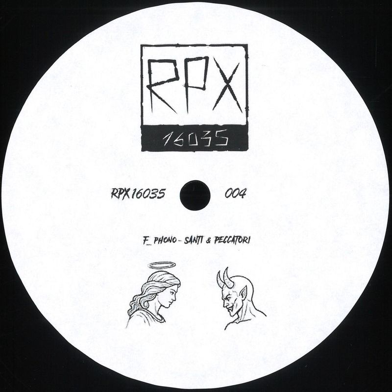 F_Phono — SANTI E PACCATORI EP vinyl cover
