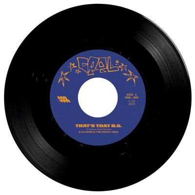E da Boss, The Disco-Teks — That's The B.S. / Get Down feat SIZMO (Lips & Rhythm) (7") vinyl cover