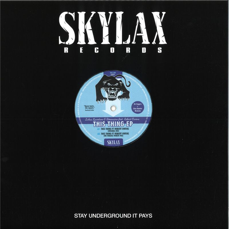 Lukas Lyrestam, Simoncino, Robert Owens — This Thing EP vinyl cover