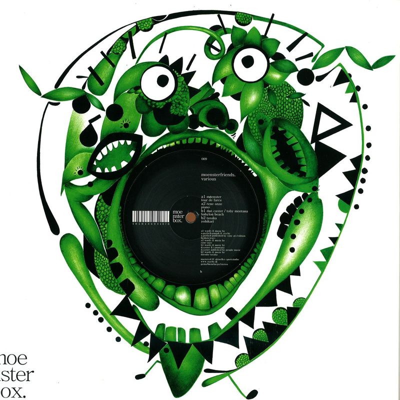 Various — Moensterfriends + Downloadcode vinyl cover