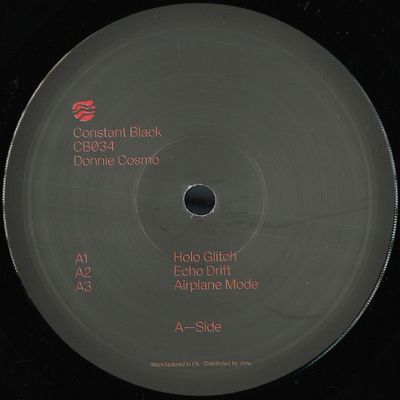 Donnie Cosmo, Pascal Benjamin — Constant Black 34 vinyl cover