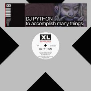 DJ Python — to accomplish many things vinyl cover
