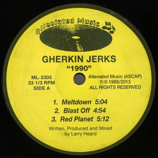 The Gherkin Jerks — 1990 EP vinyl cover