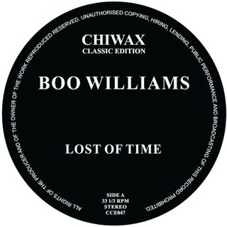 Boo Williams — LOST OF TIME 2x12" vinyl cover