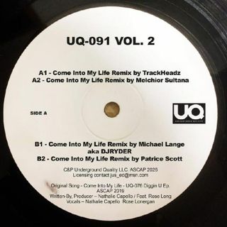 Nathalie Capello, Rose Lonergan — Come Into My Life Remix Vol 2 vinyl cover
