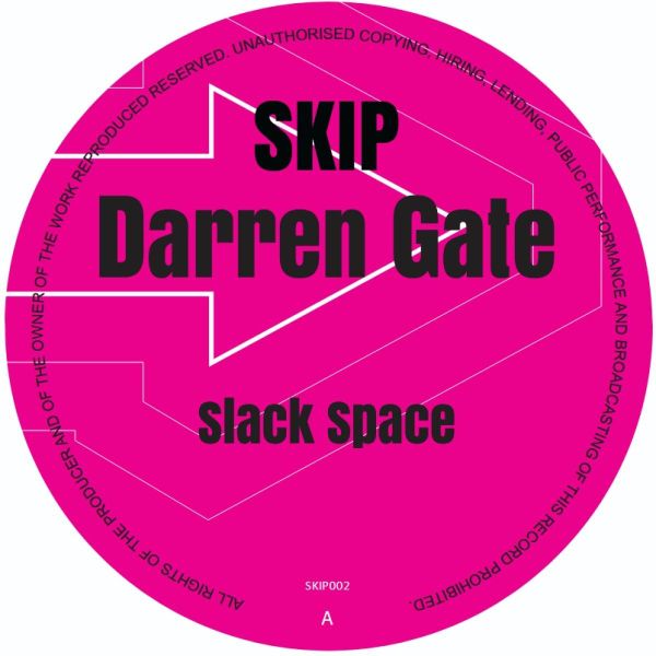 Darren Gate — Slack Space vinyl cover