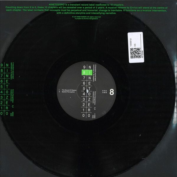 Enrico Sangiuliano — Sound Of Space EP vinyl cover