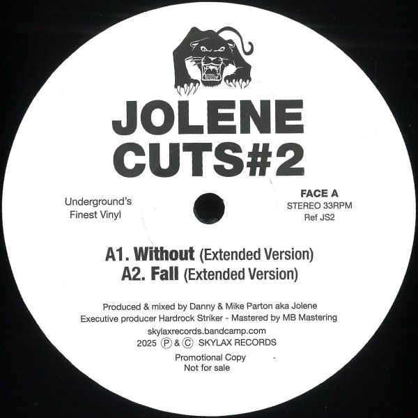 Js Edits — Jolene Cuts #2 vinyl cover