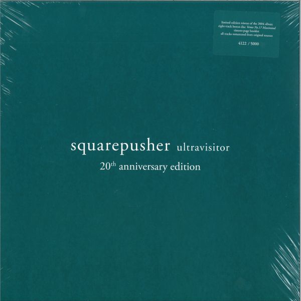 Squarepusher — Ultravisitor (Ltd. 20th Anniversary Deluxe Edition LP 3x12") vinyl cover