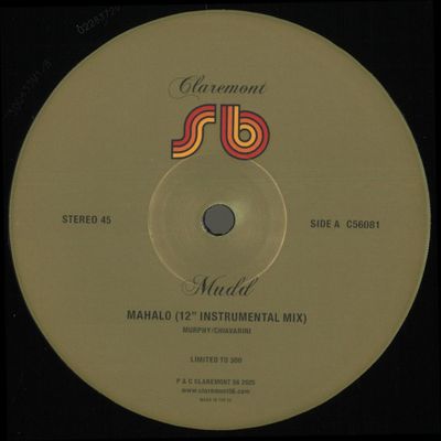 Mudd — Mahalo / Mata Ne (12" Instrumental Mixes) vinyl cover