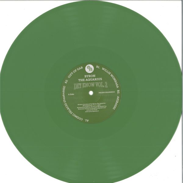 Byron The Aquarius — Dey Know Vol.2 vinyl cover
