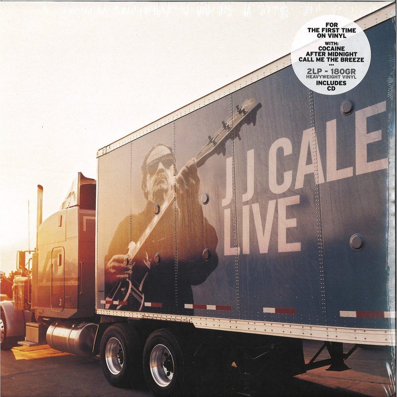 Jj Cale — Live vinyl cover