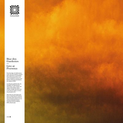 Rue des Garderies — Live at Pe:rsona LP 3x12" vinyl cover