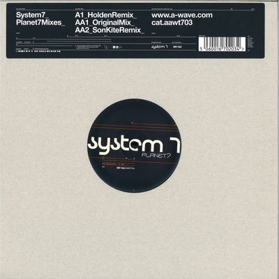 System 7 — Planet 7 Mixes vinyl cover