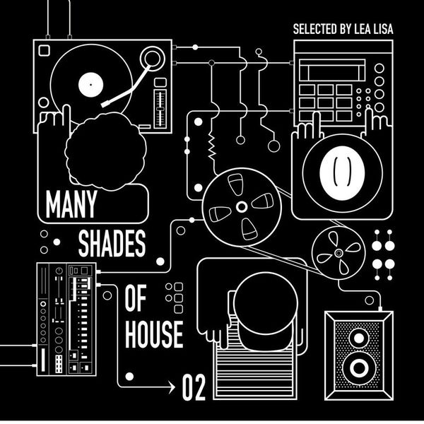 Various — Many Shades Of House (Selected By Lea Lisa) Vol.2 (LP 2x12") vinyl cover