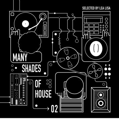 Various — Many Shades Of House (Selected By Lea Lisa) Vol.2 (LP 2x12") vinyl cover