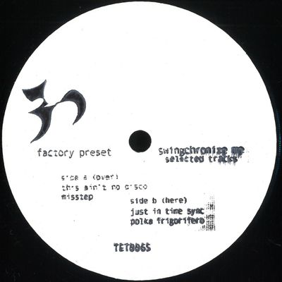 Factory Preset — Swingchronize Me: Selected Tracks vinyl cover