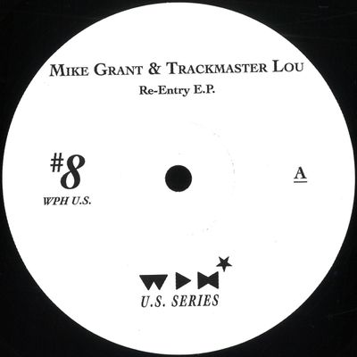 Mike Grant, Trackmaster Lou — RE-ENTRY E.P. vinyl cover