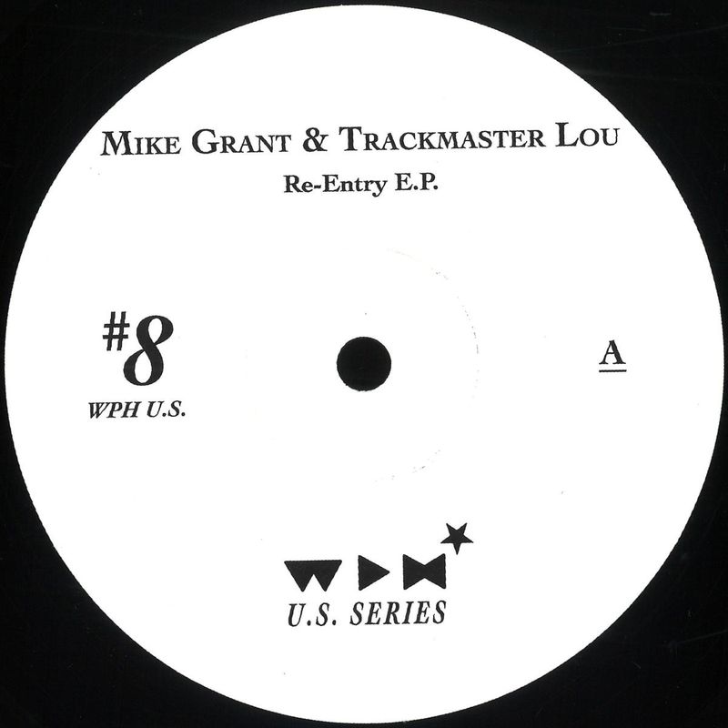 Mike Grant, Trackmaster Lou — RE-ENTRY E.P. vinyl cover