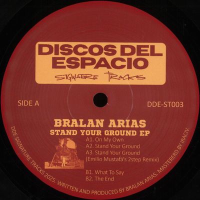 Bralan Arias — Stand Your Ground EP vinyl cover
