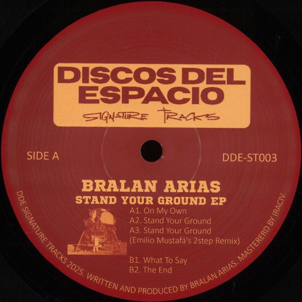 Bralan Arias — Stand Your Ground EP vinyl cover
