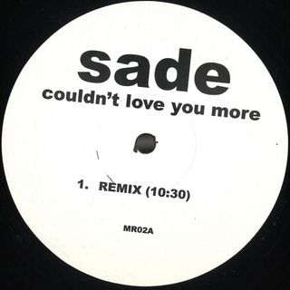 Sade — Couldn't Love You More (Remixes) vinyl cover