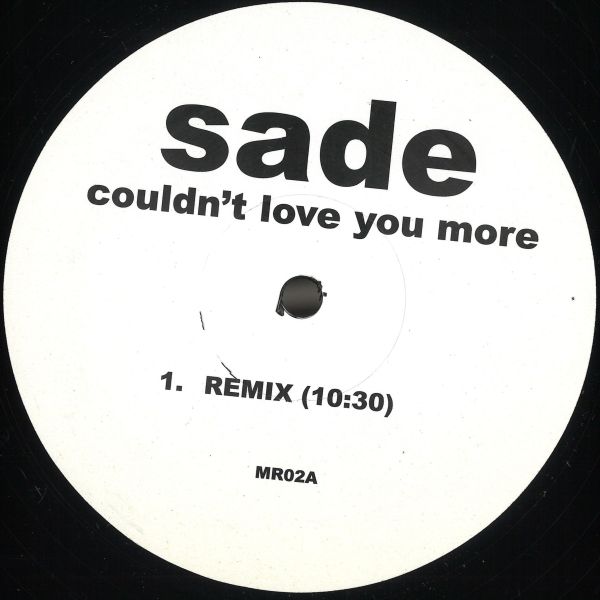 Sade — Couldn't Love You More (Remixes) vinyl cover