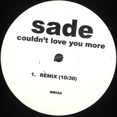 Sade — Couldn't Love You More (Remixes) vinyl cover