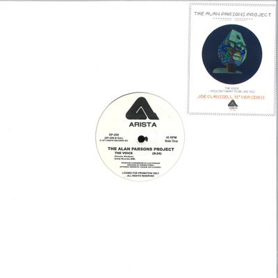 The Alan Parsons Project, Joe Claussell — The Voice / I Wouldn’t Want To Be Like You (Joe Claussell Mixes) vinyl cover