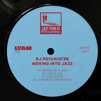 Dj Psychiatre — Moving Into Jazz vinyl cover