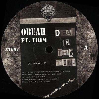 Obeah, Trim, Rider Shafique — Dead In This Ting vinyl cover