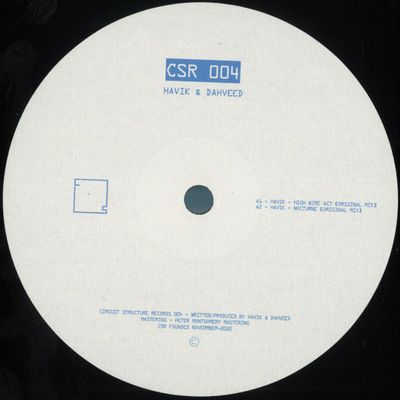 Havik, Dahveed — CSR 004 vinyl cover