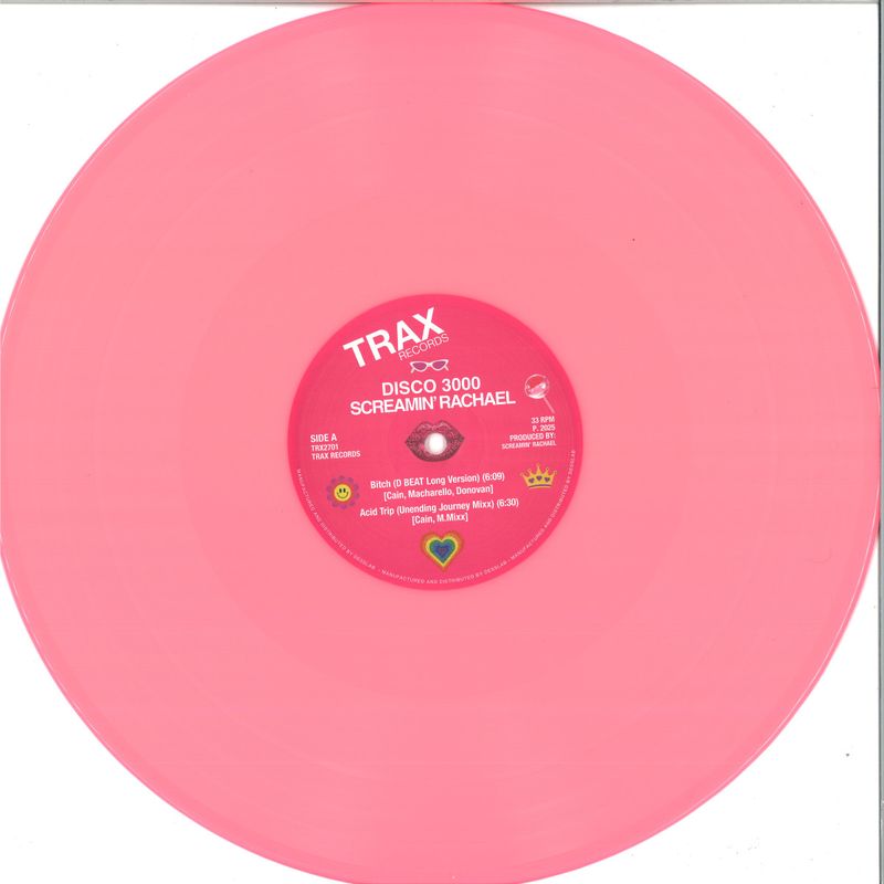 Screamin' Rachael — DISCO 3000 vinyl cover