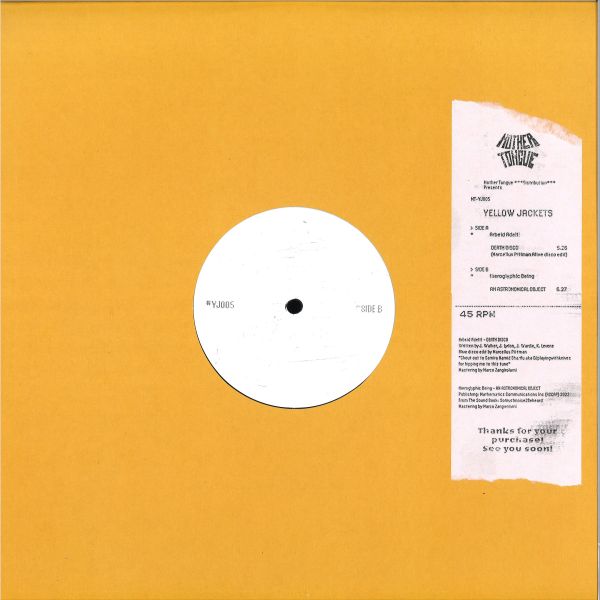 Arbeid Adelt!, Hieroglyphic Being — Yellow Jackets Vol. 5 vinyl cover