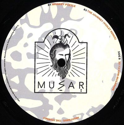 Nightwave — THE JOURNEY EP vinyl cover