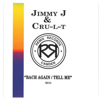 Jimmy J, Cru-L-T — Bach Again EP vinyl cover