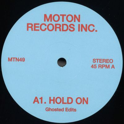 Moton Records Inc — Ghosted Edits vinyl cover
