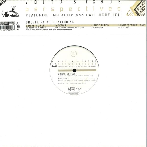 Volta, FX 909 — Perspectives LP 2x12" vinyl cover