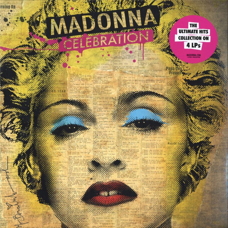 Madonna — Celebration LP 4x12" vinyl cover