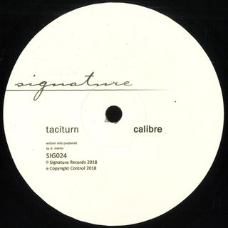 Calibre — Taciturn vinyl cover
