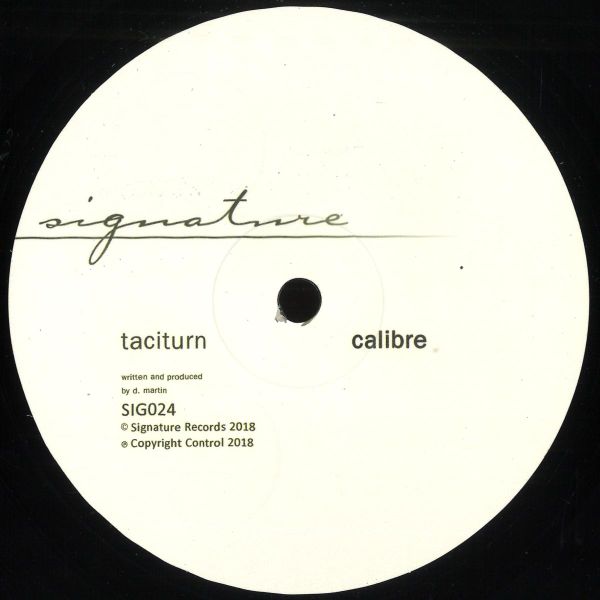 Calibre — Taciturn vinyl cover