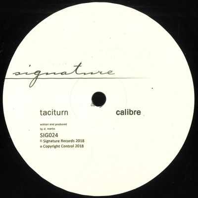 Calibre — Taciturn vinyl cover