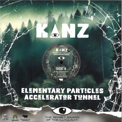K▲Nz — Elementary Particles Accelerator Tunnel Mini-LP vinyl cover