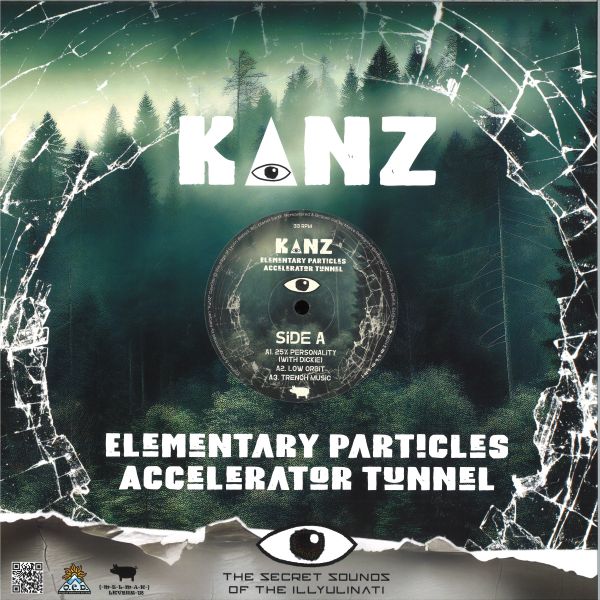 K▲Nz — Elementary Particles Accelerator Tunnel Mini-LP vinyl cover