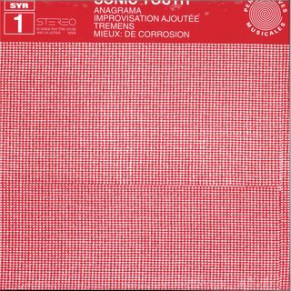 Sonic Youth — Anagrama vinyl cover