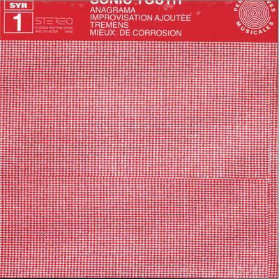 Sonic Youth — Anagrama vinyl cover