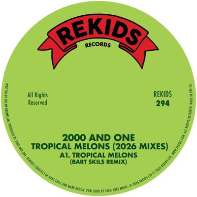 2000, One — Tropical Melons (2026 Mixes) vinyl cover